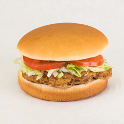 Country fried steak sandwich photo