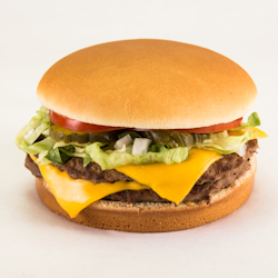 Double cheeseburger photo